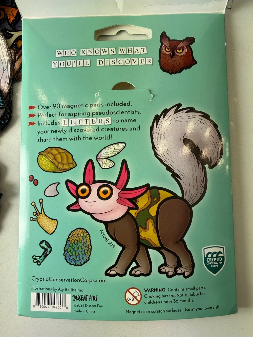 Cryptid Construction Kit - Funny Fridge Magnet Creature Creation Kit